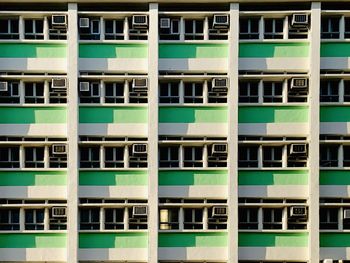 Full frame shot of modern building