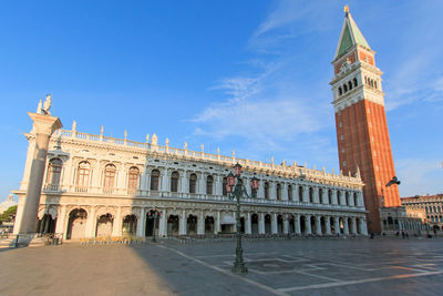 Low angle view of historic building against sky