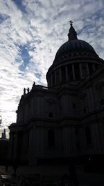 Low angle view of building against sky