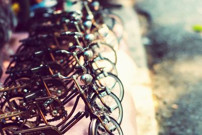 Close-up of bicycle