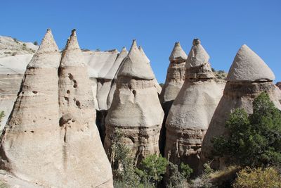 Rock formation on landscape