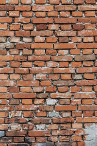 Full frame shot of brick wall