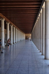 Corridor of building