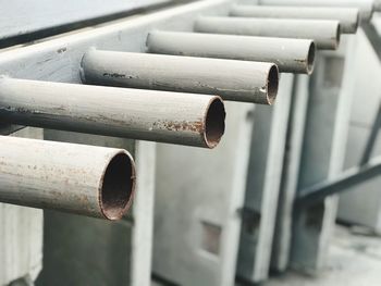 Close-up of pipes