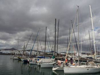 Arrecife on the island of lanzarote