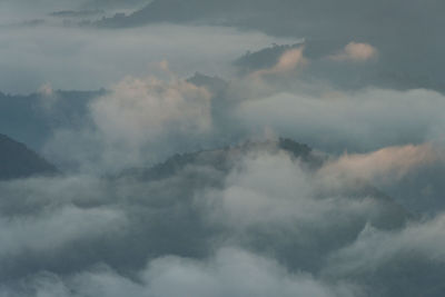 Low angle view of clouds in sky