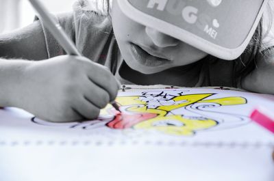 Cropped image of woman