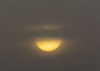 Scenic view of sky during sunset