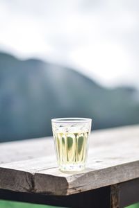 Close-up of drink on table