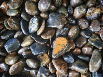 Full frame shot of stones