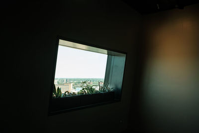 Low angle view of window