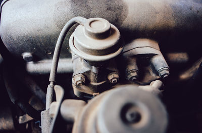 Close-up of machine part