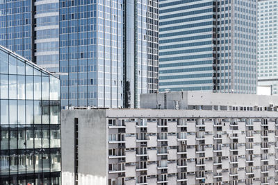 Full frame shot of modern glass building