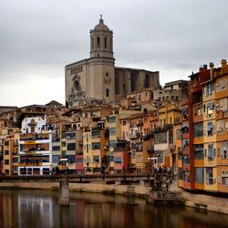 Old buildings in girona