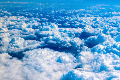 Aerial view of cloudscape