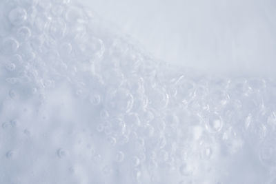 Full frame shot of ice cream over white background