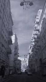 City street with buildings in background