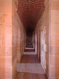 Corridor of historic building