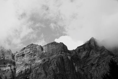 Panoramic view of mountain against sky