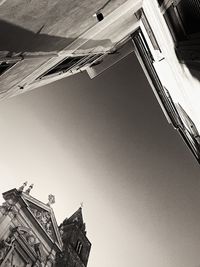 Low angle view of built structure against sky