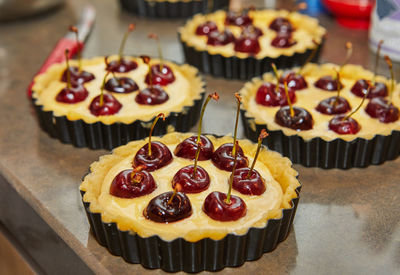 Close-up of cupcakes