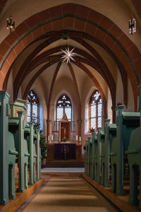 Interior of historic building