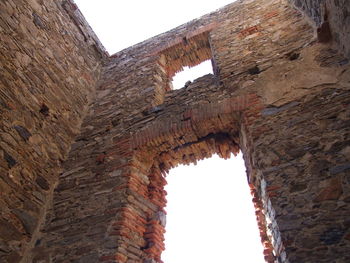 Low angle view of historical building