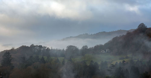 Panoramic view of landscape against sky