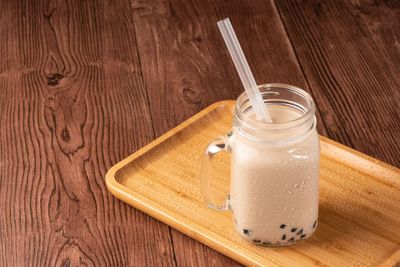 Close-up of drink on table