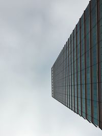 Low angle view of tall building against the sky