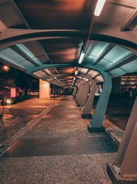 Interior of abandoned building