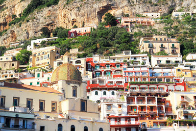 Church of santa maria assunta on hill at positano