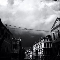 Residential buildings against sky