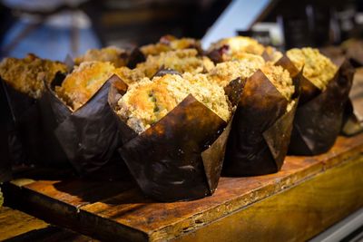 Close-up of food for sale at market stall