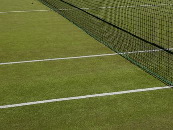 Net at tennis court