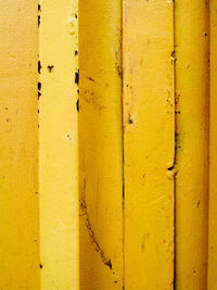 Full frame shot of yellow wall