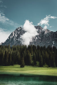 Scenic view of landscape against sky