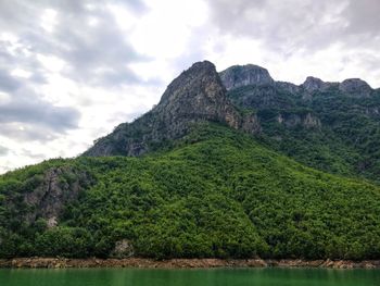 Scenic view of mountain against sky