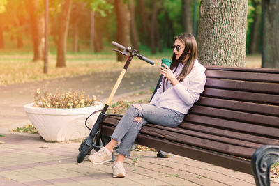 Young woman using mobile phone