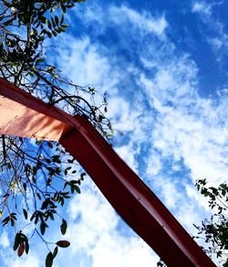 Low angle view of built structure against sky