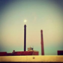 Factory against sky