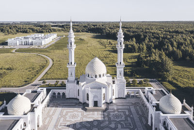 Low angle view of historic building