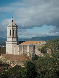 Exterior of historic building against sky