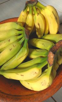 High angle view of fruits