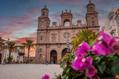 Low angle view of church