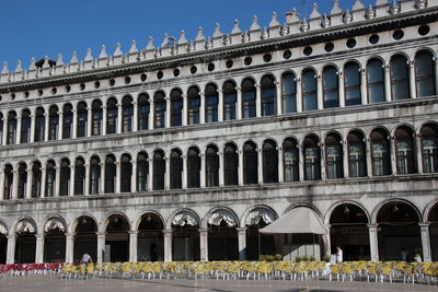 Low angle view of historic building at piazza san marco