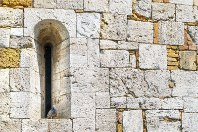 View of old brick wall