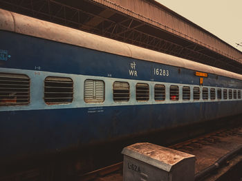 Train at railroad station