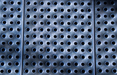 Detail shot of metal grate