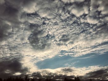 Low angle view of cloudscape